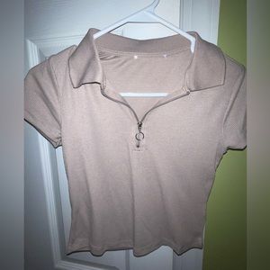Cropped Collar Shirt worn once great condition short sleeve Size Small